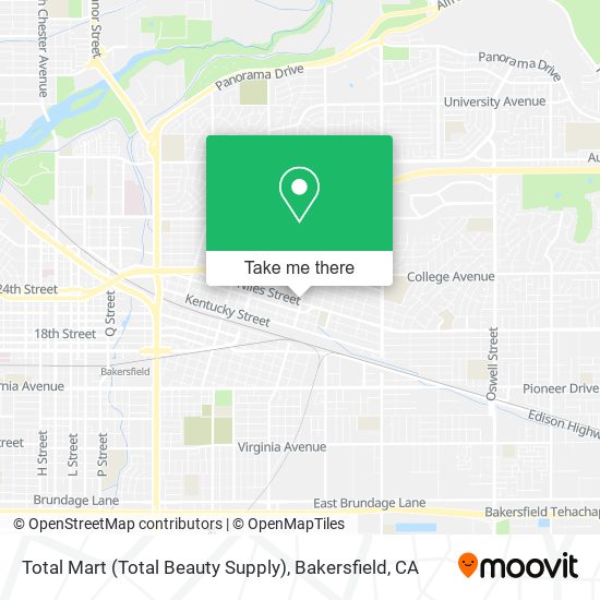 Mapa de Total Mart (Total Beauty Supply)