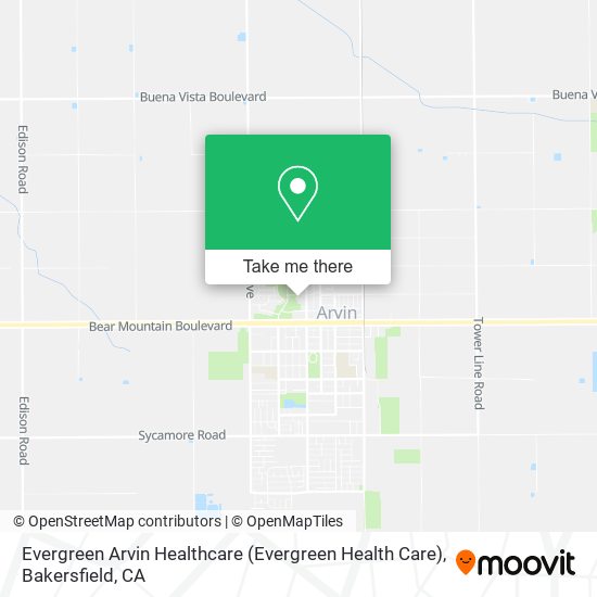 Mapa de Evergreen Arvin Healthcare (Evergreen Health Care)