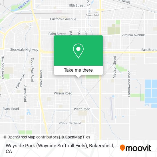 Wayside Park (Wayside Softball Fiels) map