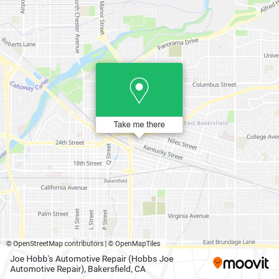 Joe Hobb's Automotive Repair (Hobbs Joe Automotive Repair) map