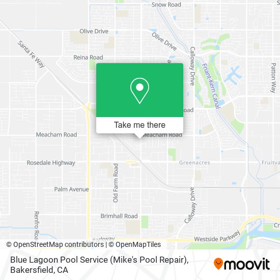 Mapa de Blue Lagoon Pool Service (Mike's Pool Repair)