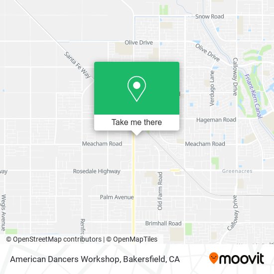 American Dancers Workshop map