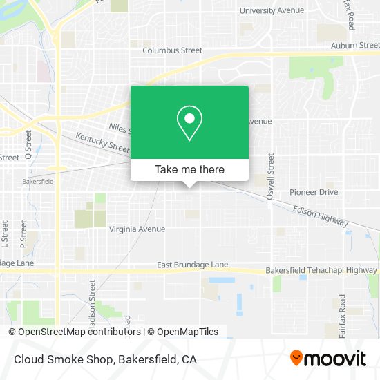 Cloud Smoke Shop map