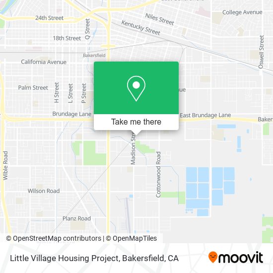 Little Village Housing Project map