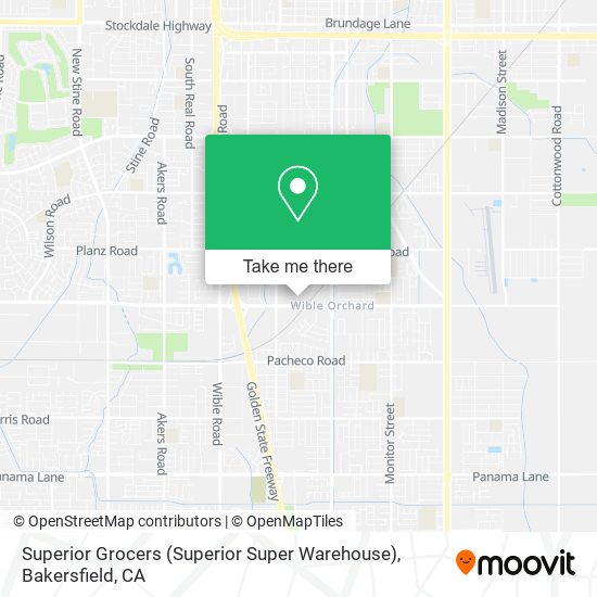 Superior Grocers (Superior Super Warehouse) map