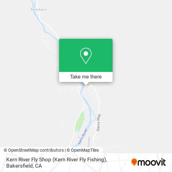 Mapa de Kern River Fly Shop