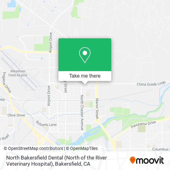 North Bakersfield Dental (North of the River Veterinary Hospital) map