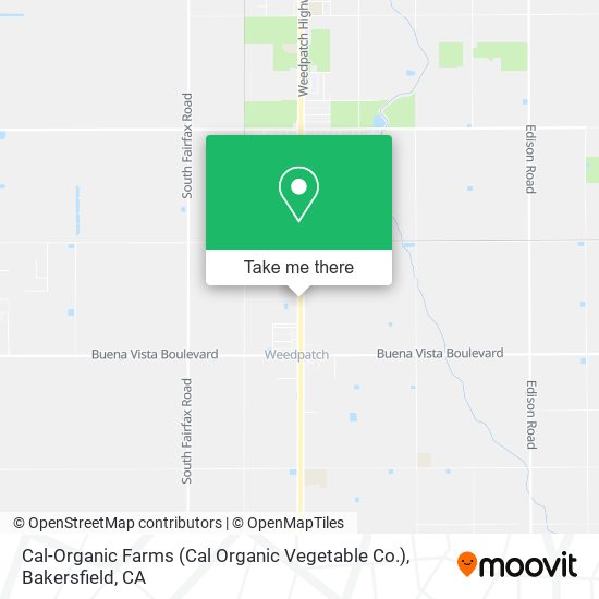 Mapa de Cal-Organic Farms (Cal Organic Vegetable Co.)