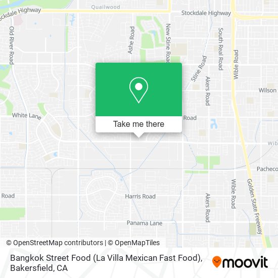 Bangkok Street Food (La Villa Mexican Fast Food) map