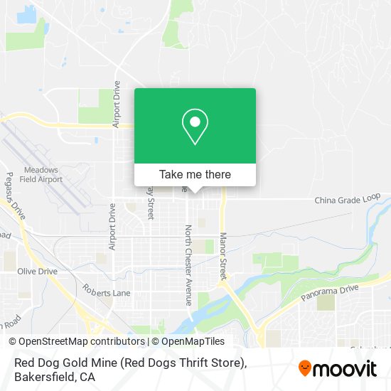 Red Dog Gold Mine (Red Dogs Thrift Store) map