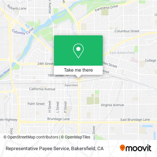 Representative Payee Service map