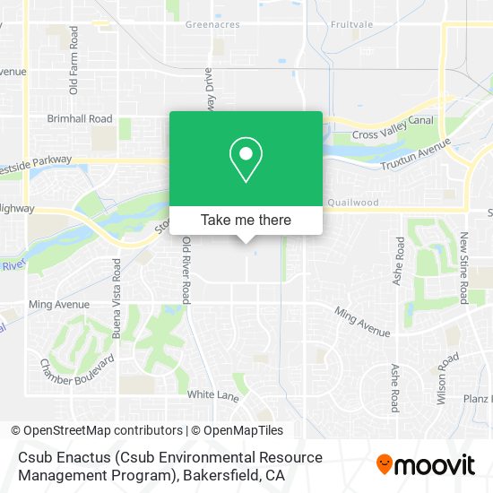 Csub Enactus (Csub Environmental Resource Management Program) map