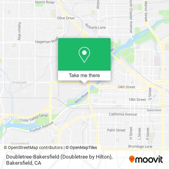 Doubletree-Bakersfield (Doubletree by Hilton) map