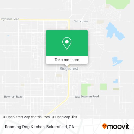 Roaming Dog Kitchen map