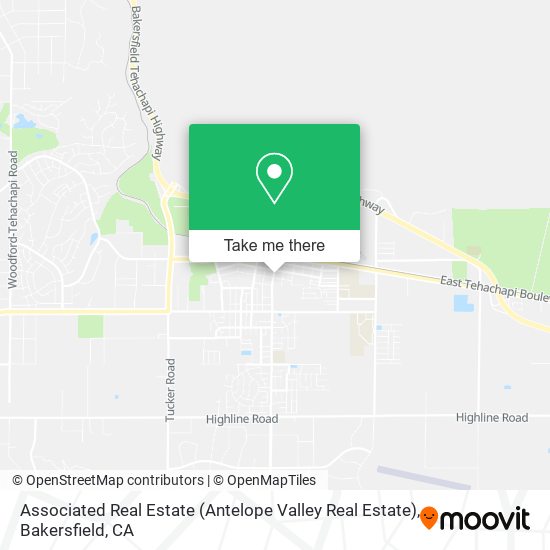 Mapa de Associated Real Estate (Antelope Valley Real Estate)