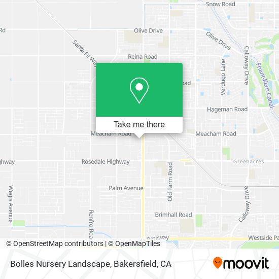 Bolles Nursery Landscape map