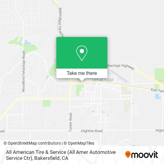 All American Tire & Service (All Amer Automotive Service Ctr) map