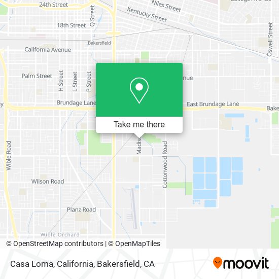Casa Loma, California map