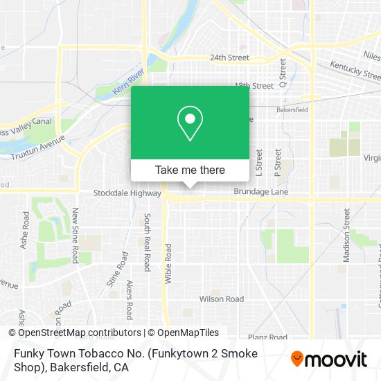 Mapa de Funky Town Tobacco No. (Funkytown 2 Smoke Shop)