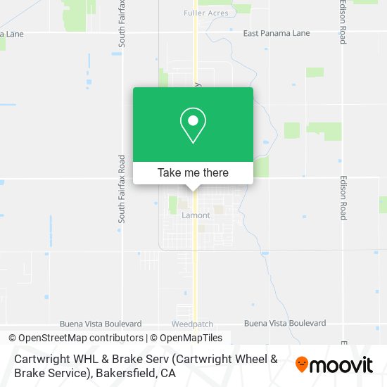 Cartwright WHL & Brake Serv (Cartwright Wheel & Brake Service) map