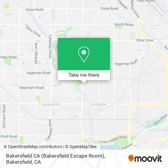 Bakersfield CA (Bakersfield Escape Room) map