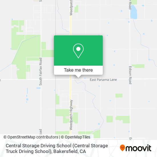 Mapa de Central Storage Driving School