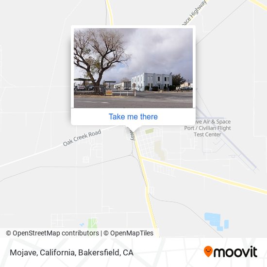 Mojave, California map