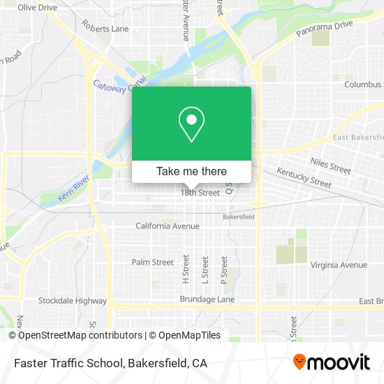 Faster Traffic School map