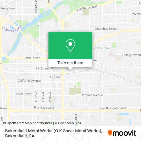 Bakersfield Metal Works (O K Sheet Metal Works) map