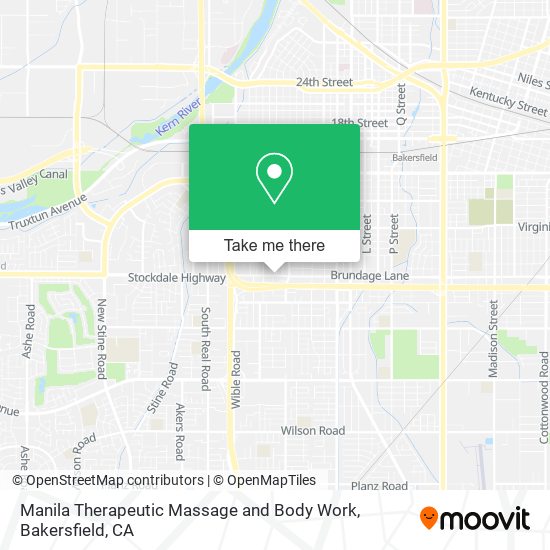 Manila Therapeutic Massage and Body Work map