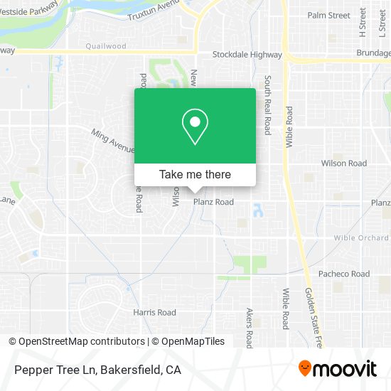 Pepper Tree Ln map