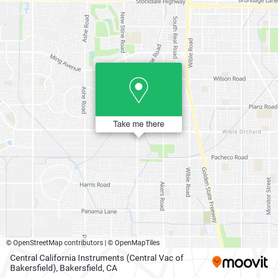 Central California Instruments (Central Vac of Bakersfield) map