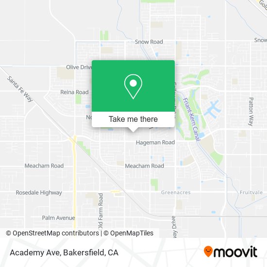 Academy Ave map