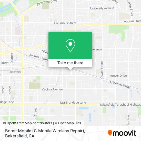 Mapa de Boost Mobile (G-Mobile Wireless Repair)