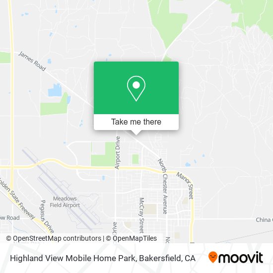 Mapa de Highland View Mobile Home Park