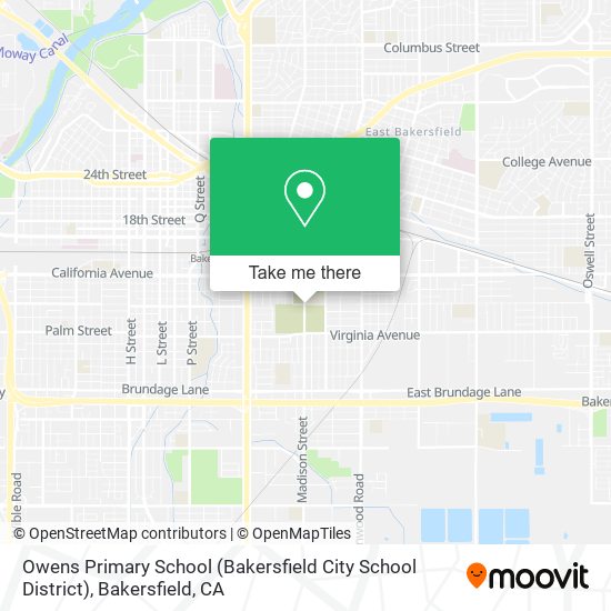 Owens Primary School (Bakersfield City School District) map