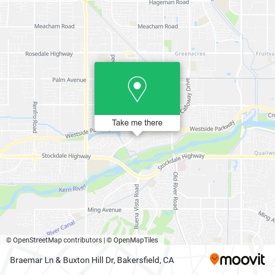 Braemar Ln & Buxton Hill Dr map