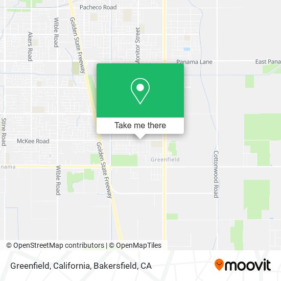 Mapa de Greenfield, California