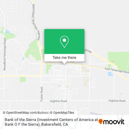 Mapa de Bank of the Sierra (Investment Centers of America at Bank O F the Sierra)