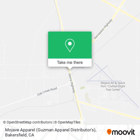 Mojave Apparel (Guzman Apparel Distributor's) map