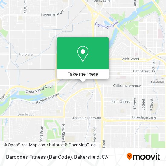 Barcodes Fitness (Bar Code) map