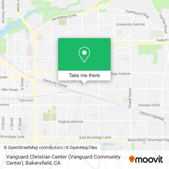 Vanguard Christian Center (Vanguard Community Center) map