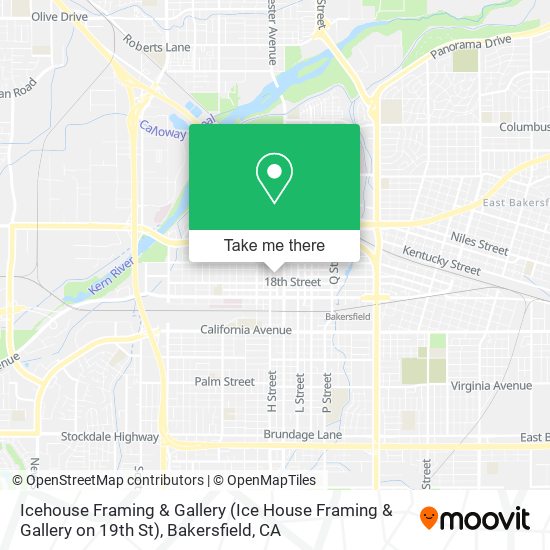 Mapa de Icehouse Framing & Gallery (Ice House Framing & Gallery on 19th St)