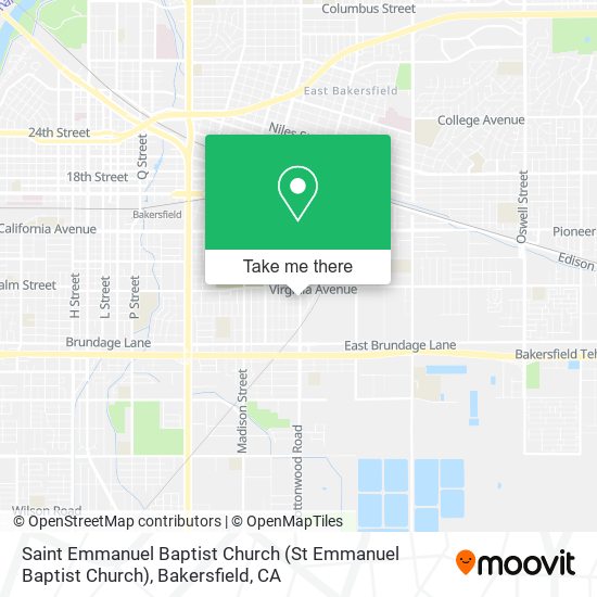 Mapa de Saint Emmanuel Baptist Church