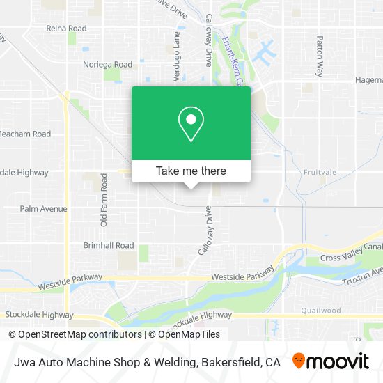 Jwa Auto Machine Shop & Welding map