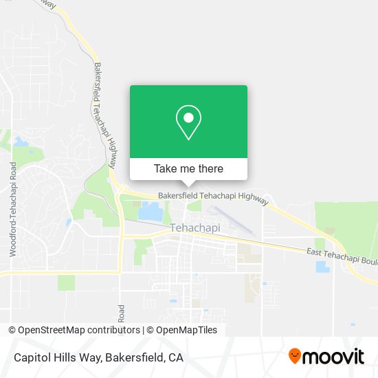 Capitol Hills Way map