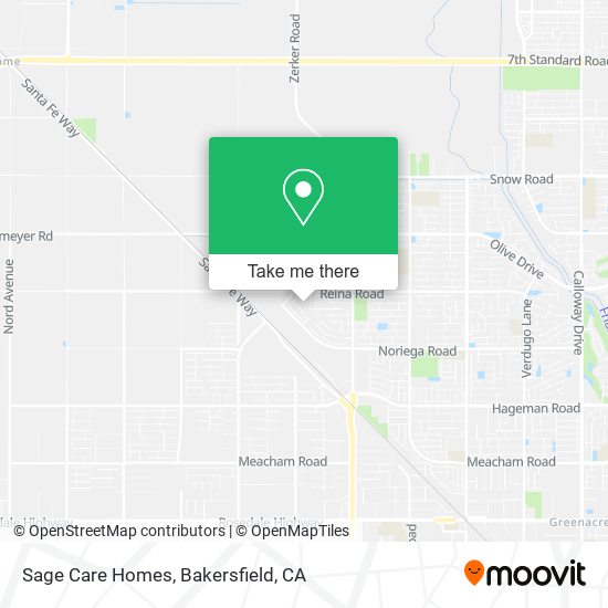 Sage Care Homes map