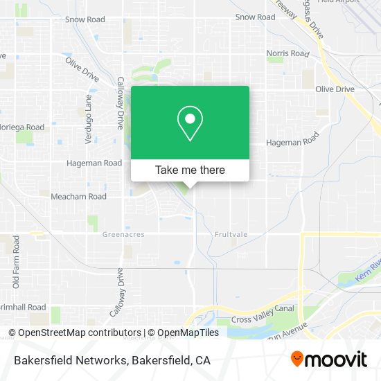 Bakersfield Networks map