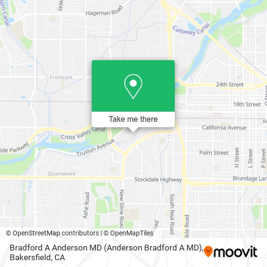 Bradford A Anderson MD map