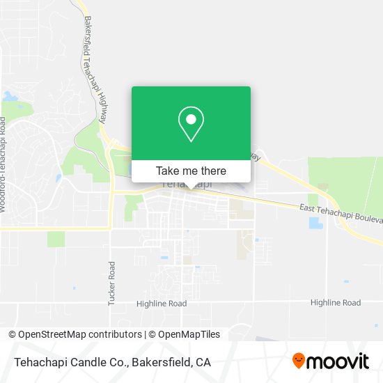 Tehachapi Candle Co. map